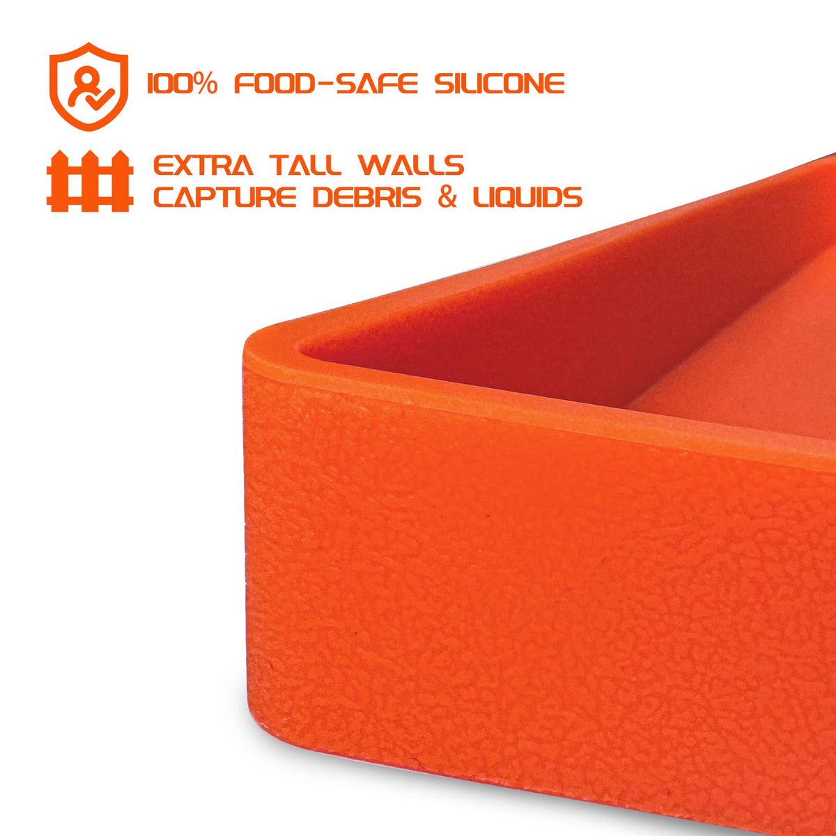 Silicone Griddle Mat for Blackstone 36 Inch, Heavy Duty Food Grade Silicone Griddle Cover, Griddle Accessories for Blackstone Grill, All Season Protective Cover (Orange)
