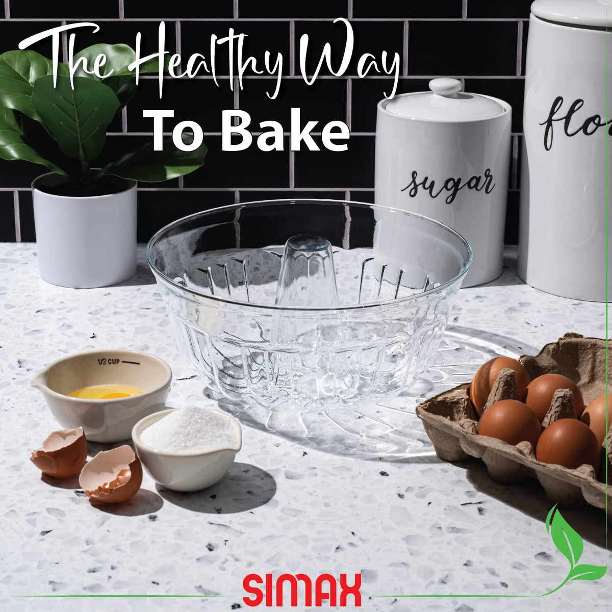 Simax, Heatproof mold for cake, one size, clear