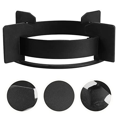 SOLUSTRE 26CM Wok Ring Cast Iron Work Rack Electric Stove Burners Pot Holder Stove Trivets Windproof Windscreen Cooktop Range Pan Pot Holder Stand Ring HolderCookware Ring Wok Accessories