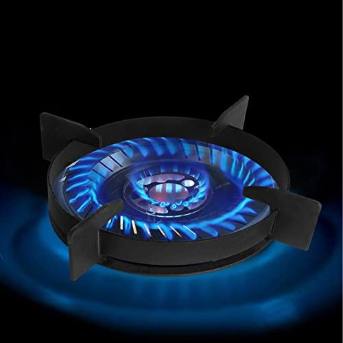 SOLUSTRE 26CM Wok Ring Cast Iron Work Rack Electric Stove Burners Pot Holder Stove Trivets Windproof Windscreen Cooktop Range Pan Pot Holder Stand Ring HolderCookware Ring Wok Accessories