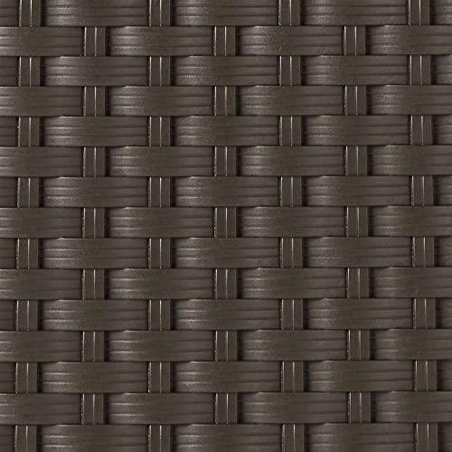 Suncast 33 Gallon Hideaway Can Resin Outdoor Trash with Lid Use in Backyard, Deck, or Patio, 33-Gallon, Brown