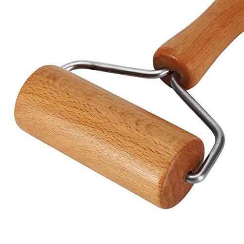 T Shape Pastry Roller, Fondant Bakery for Kitchen Pin Pastry Tool Dough Roller Wooden Multifunction Cookie Pizza Rolling Pin Pasta Hand Chapati(1)