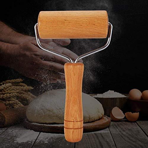 T Shape Pastry Roller, Fondant Bakery for Kitchen Pin Pastry Tool Dough Roller Wooden Multifunction Cookie Pizza Rolling Pin Pasta Hand Chapati(1)