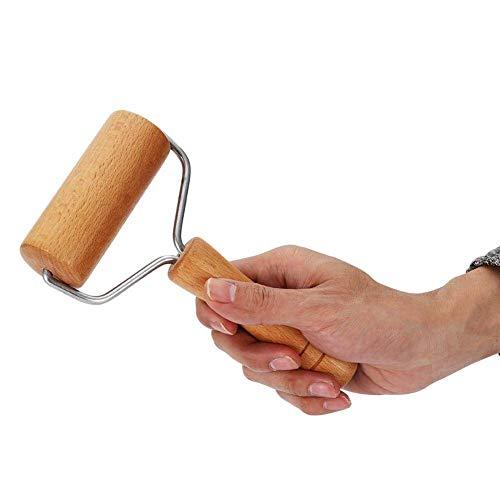 T Shape Pastry Roller, Fondant Bakery for Kitchen Pin Pastry Tool Dough Roller Wooden Multifunction Cookie Pizza Rolling Pin Pasta Hand Chapati(1)