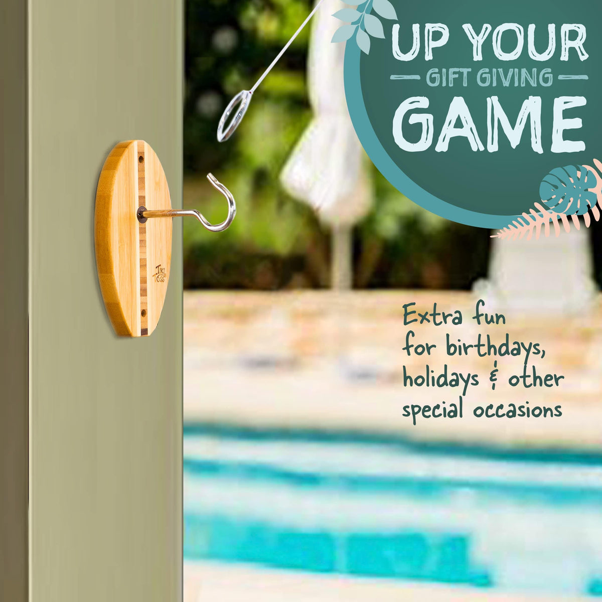 Tiki Toss Original Edition - Indoor & Outdoor Ring Toss Game for All Ages