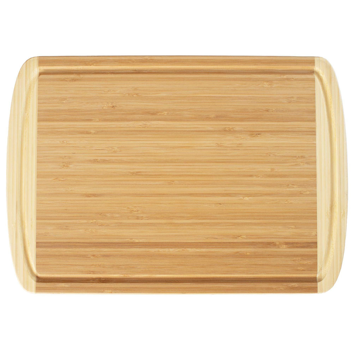 Totally Bamboo Reversible Baker's Board and Carving Butcher Block with Juice Grooves