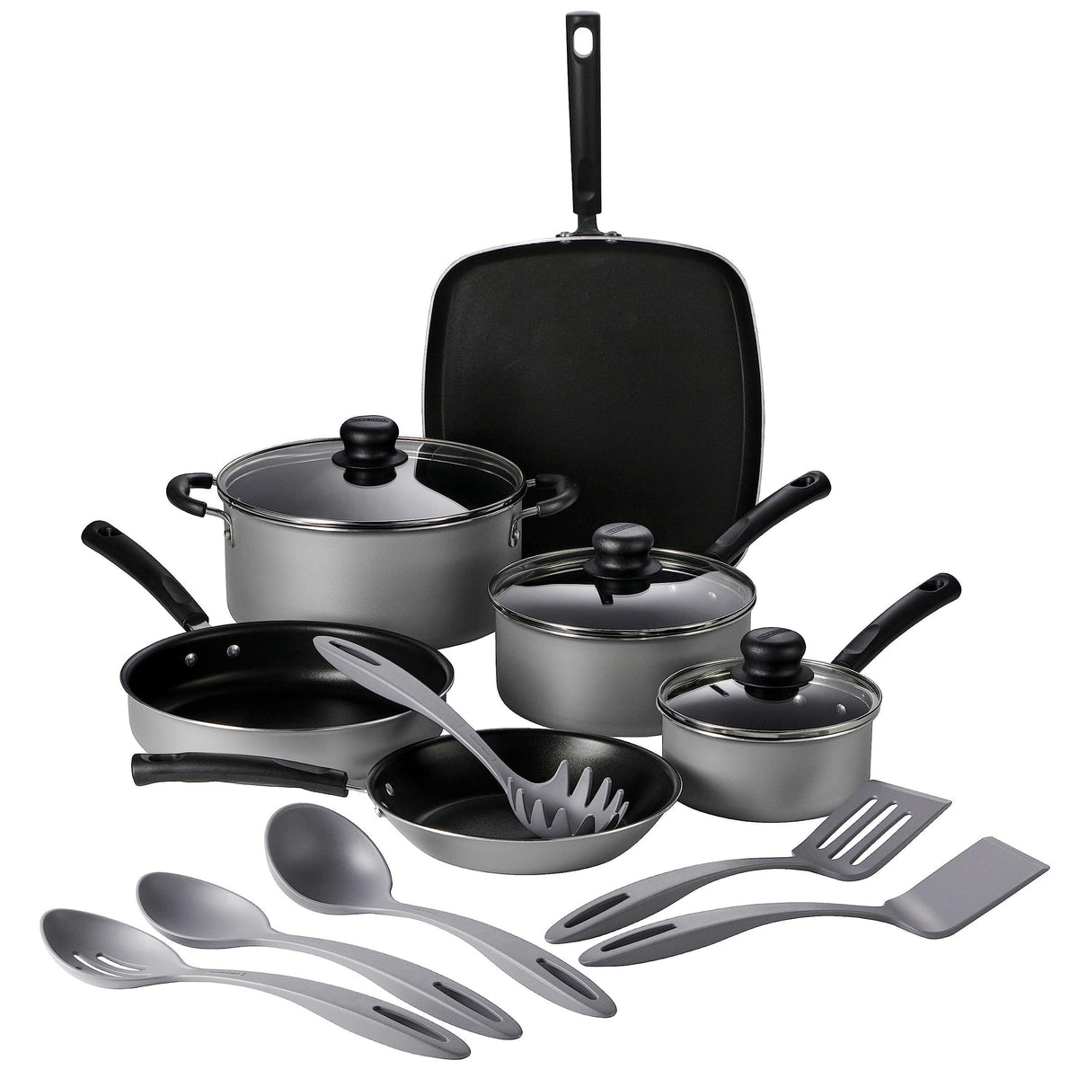 Tramontina Primaware 15 pc Nonstick Cookware Set - Silver, 80143/035DS