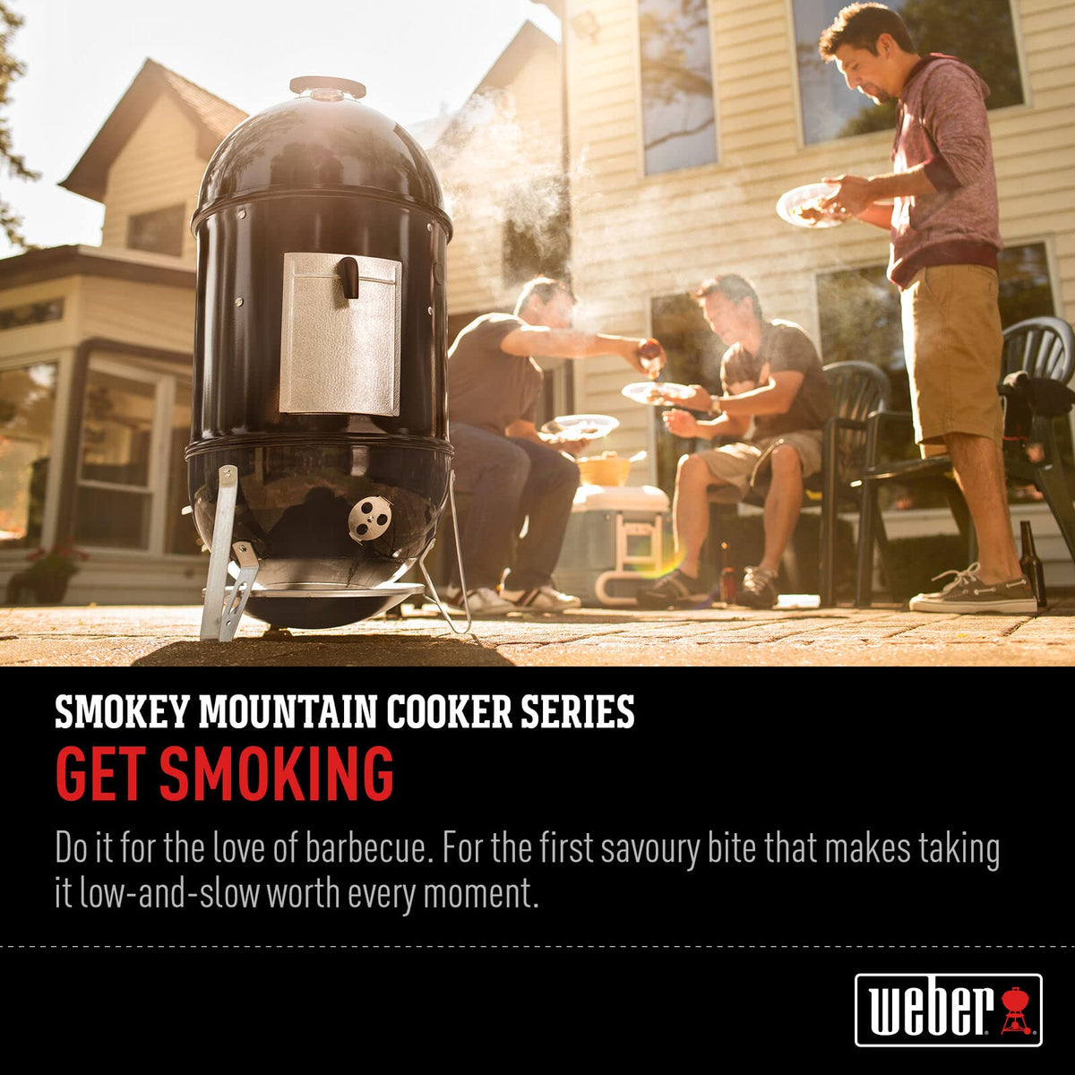Weber 14-inch Smokey Mountain Cooker, Charcoal Smoker