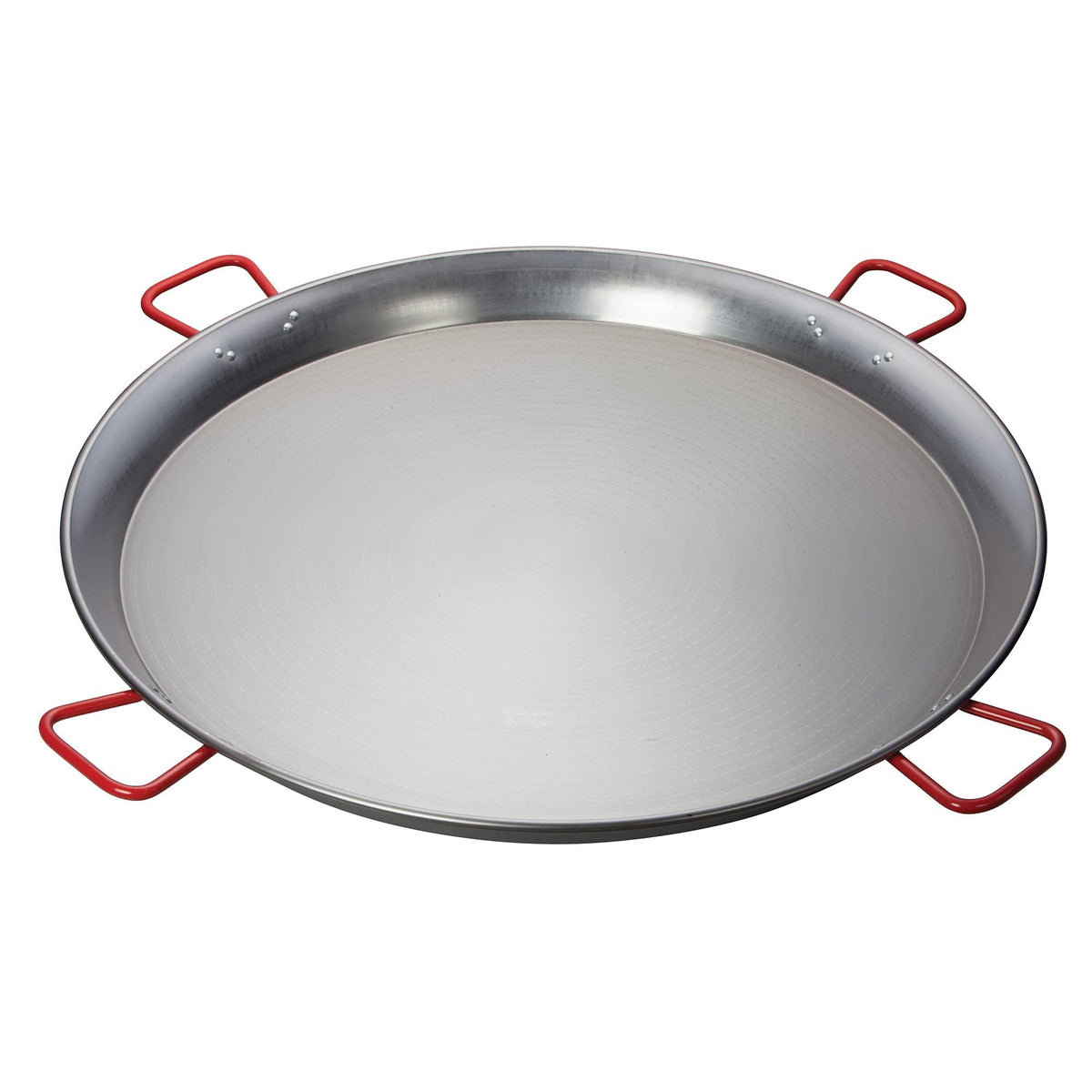 Winco CSPP-35, 35-1/2" Paella Pan, Polished Carbon Steel Spanish Mediterranean Food