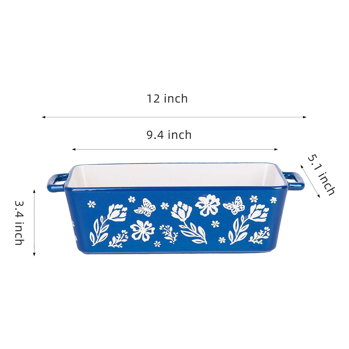 Wisenvoy Bread Pan Loaf Pan Ceramic Loaf Pans for Baking Bread Meatloaf Pan Nonstick Bread Pans for Baking Loaf Pans