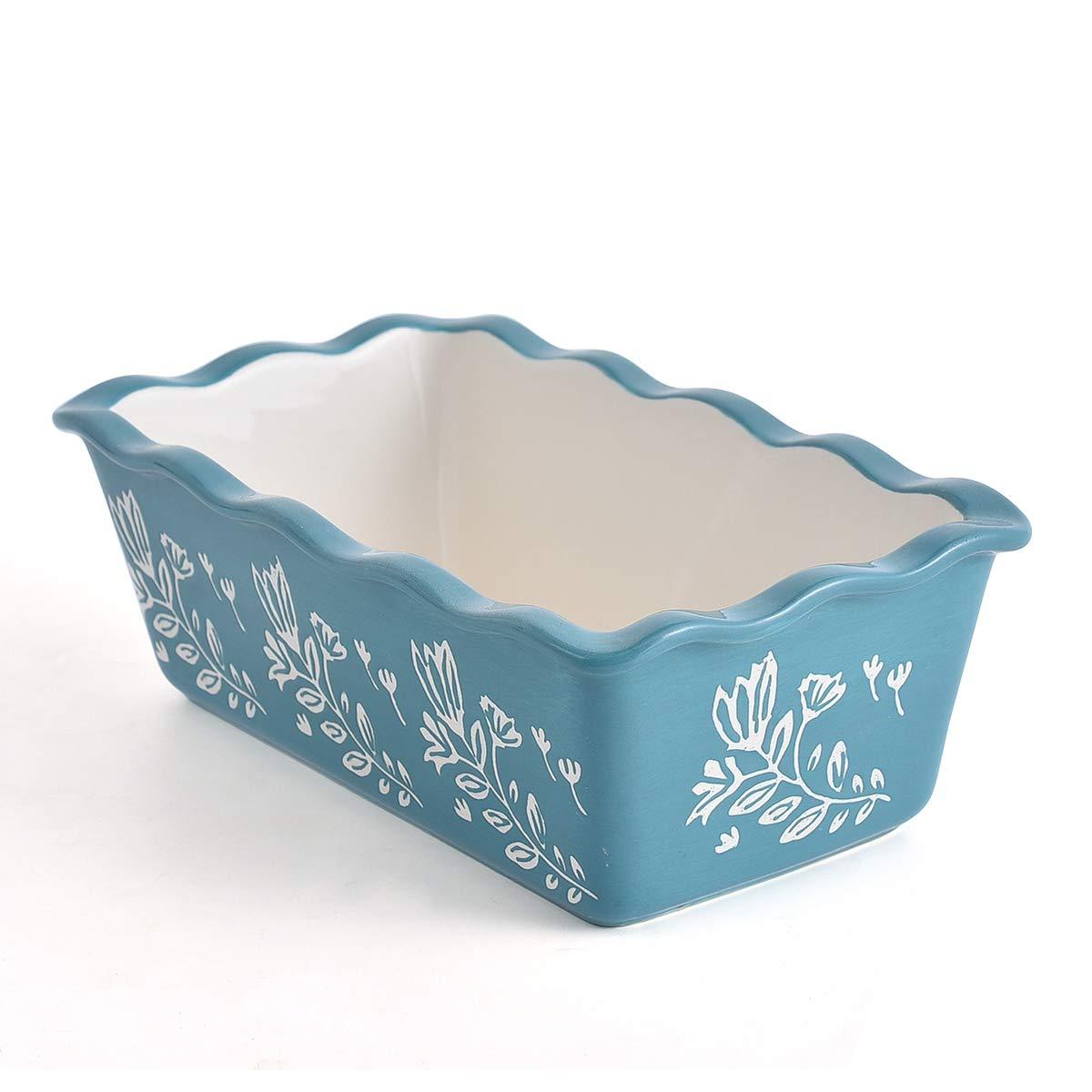 Wisenvoy Loaf Pan Bread Pan Ceramic loaf pans for baking Porcelain Baking Pans Nonstick Bread Pans for Baking