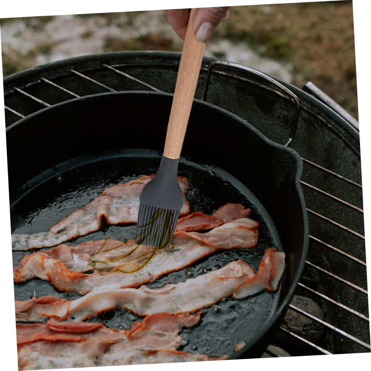 Yardenfun Professional Grilling Tool Set 2 Pack Silicone Oil Brush Bbq Mop Brush